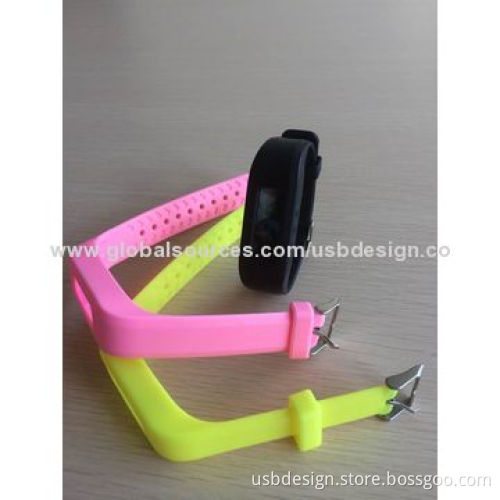 Bright Color Soft TPU Intelligent Bracelets with Pedometer and Sleep Monitor